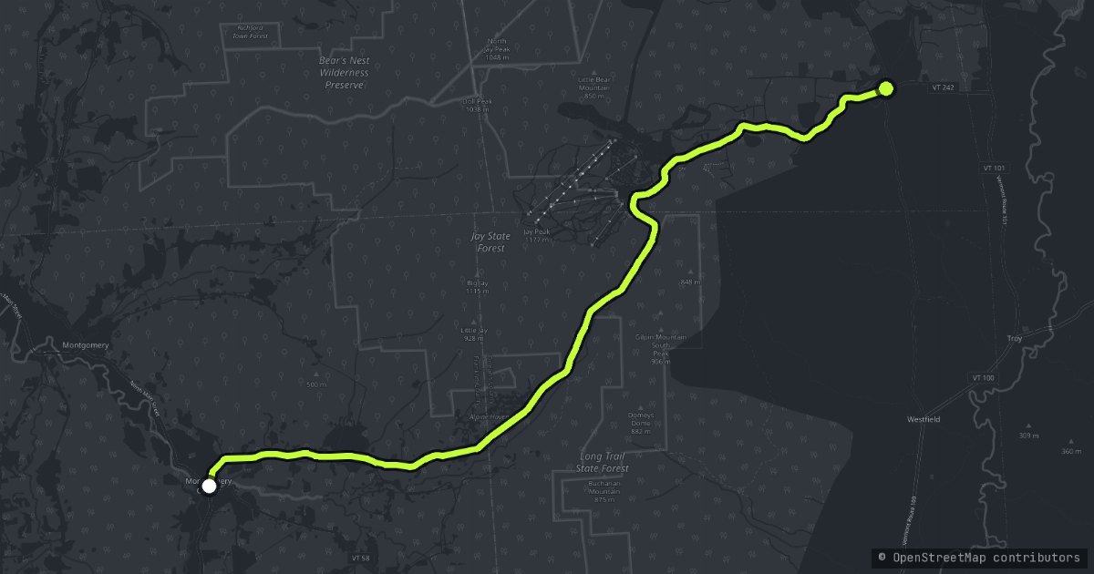 Jay Peak map