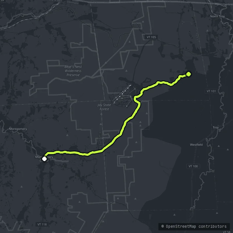 Jay Peak map