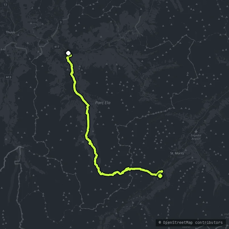 Julierpass map