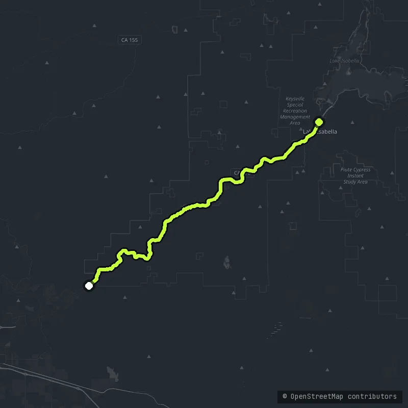 Kern Canyon map