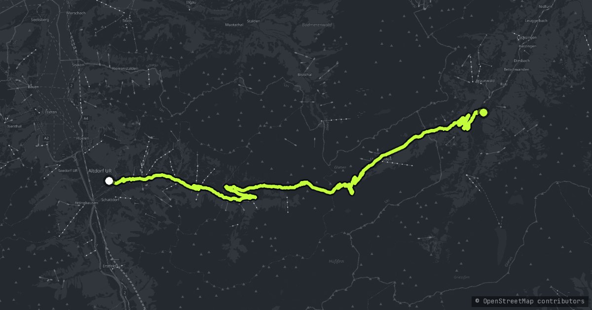 Klausenpass map