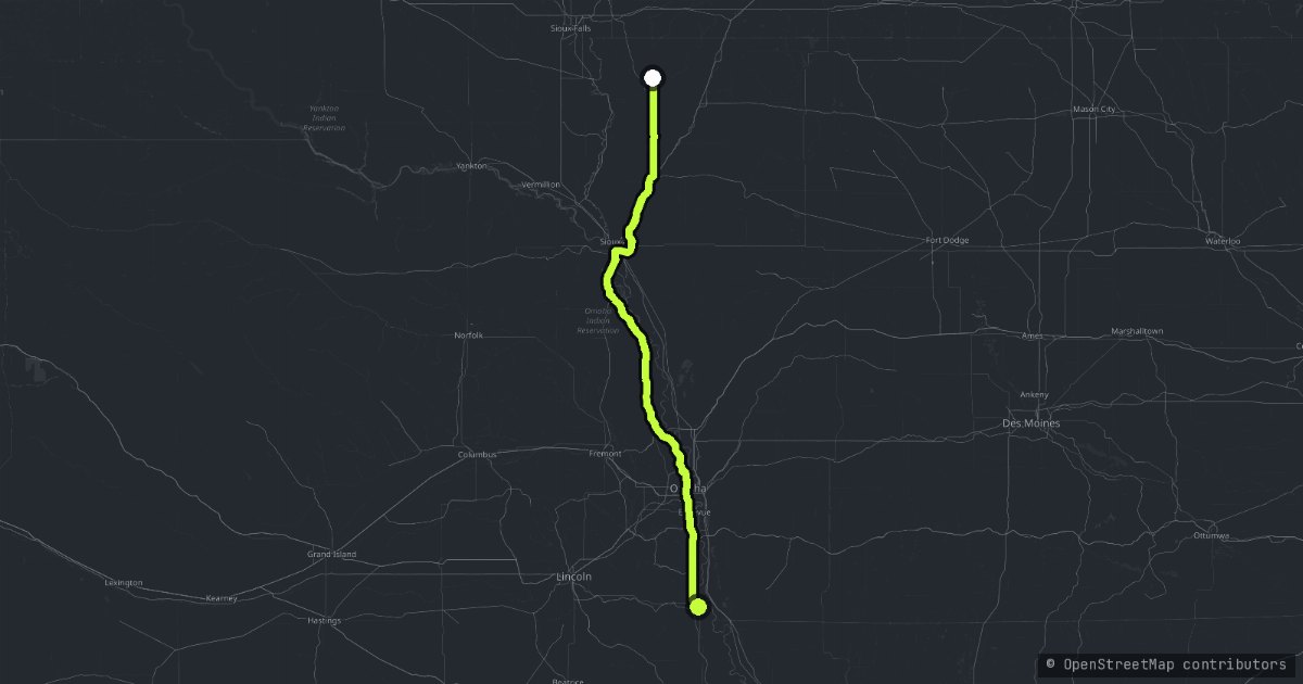 Lewis & Clark Scenic Byway map