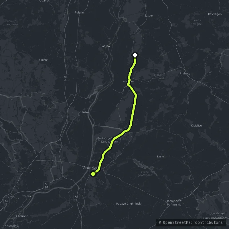 Lower Vistula Valley map