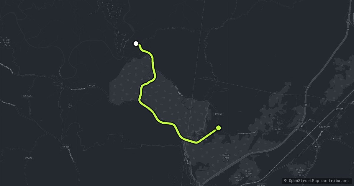 Mammoth Cave Parkway map
