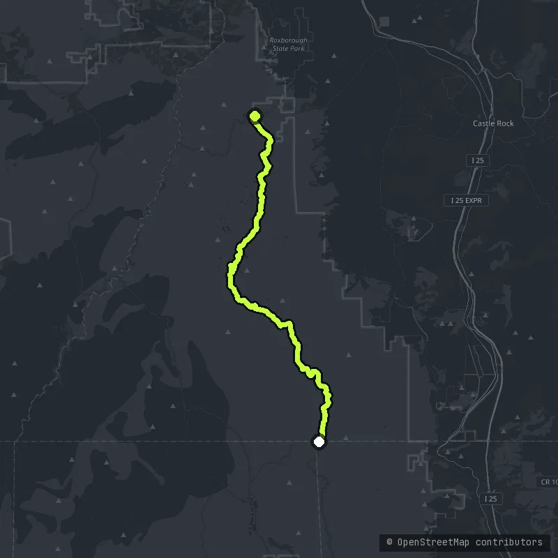 Mount Blue Sky Road map