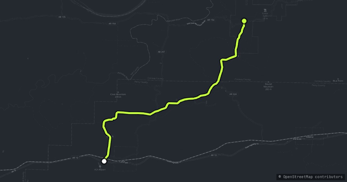 Mount Magazine map