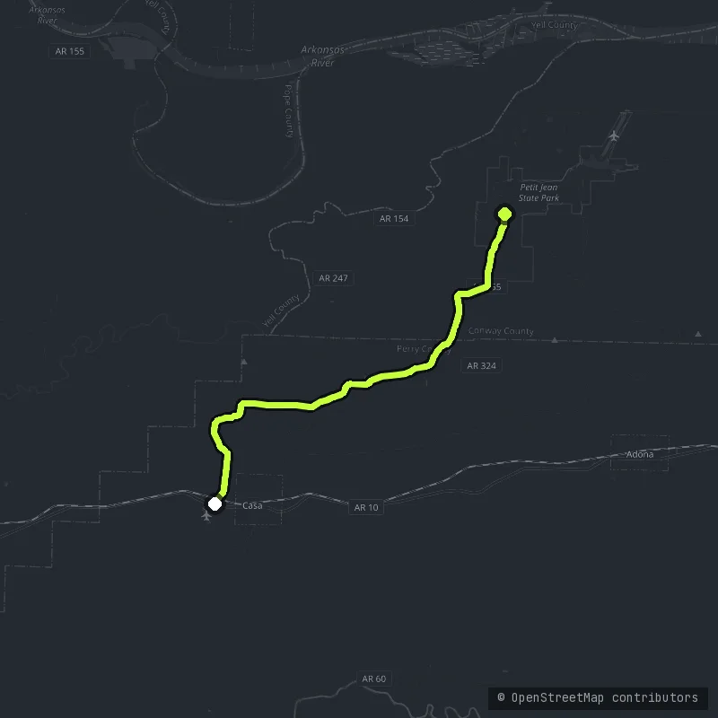 Mount Magazine map