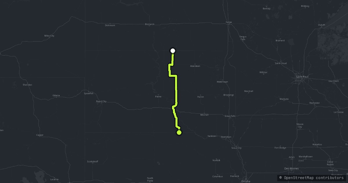 Native American Scenic Byway map