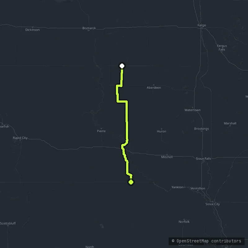 Native American Scenic Byway map