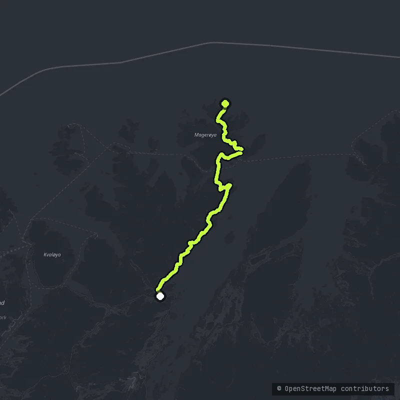 Nordkapp map