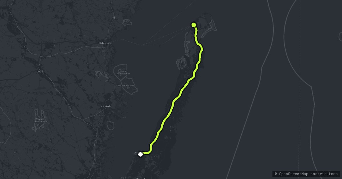 Northern Öland map