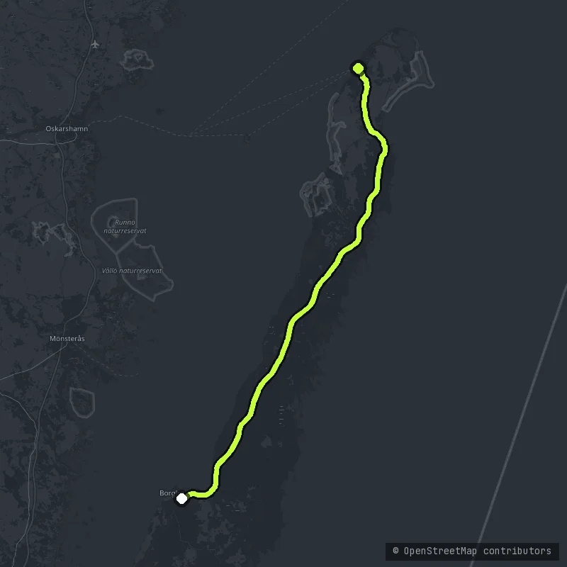 Northern Öland map