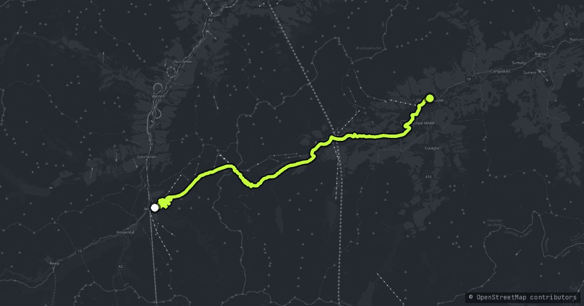 Oberalppass map