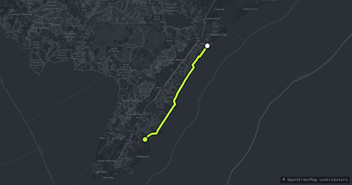 Ocean Drive map