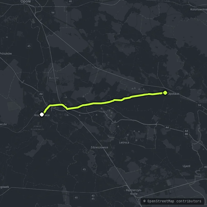 Odra & Zdzieszowice map