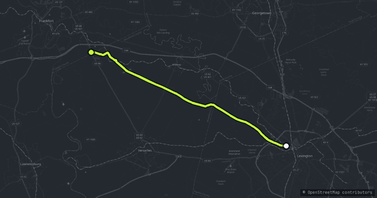 Old Frankfort Pike map