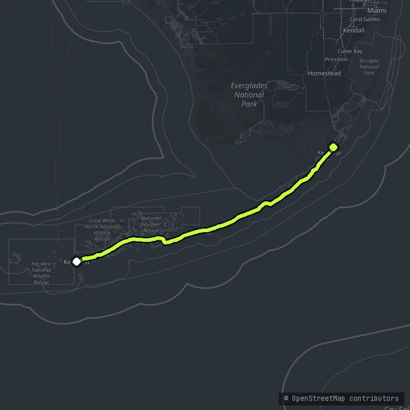 Overseas Highway map