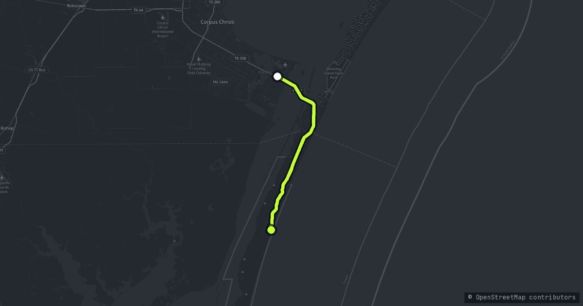 Park Road 22 & the Beach map