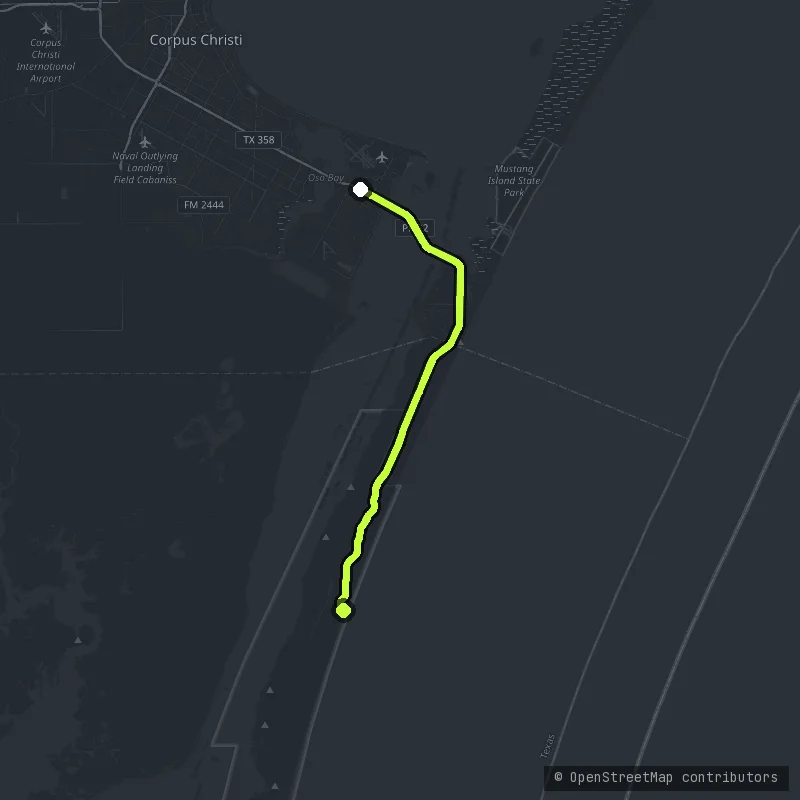 Park Road 22 & the Beach map