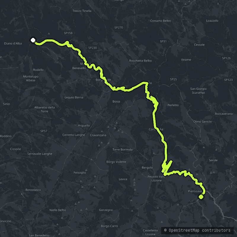 Passo del Bernina map