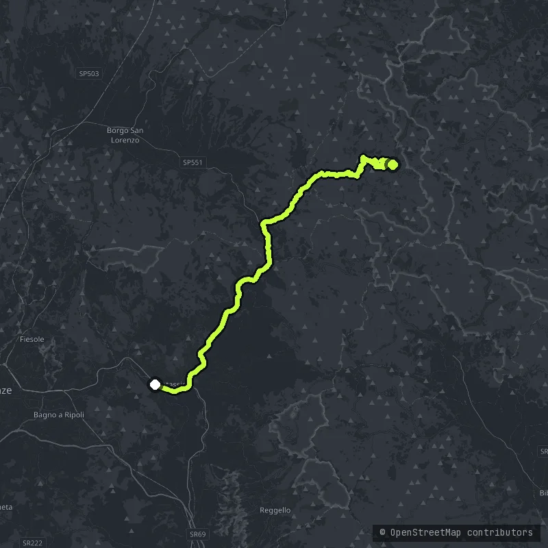 Passo del Muraglione map