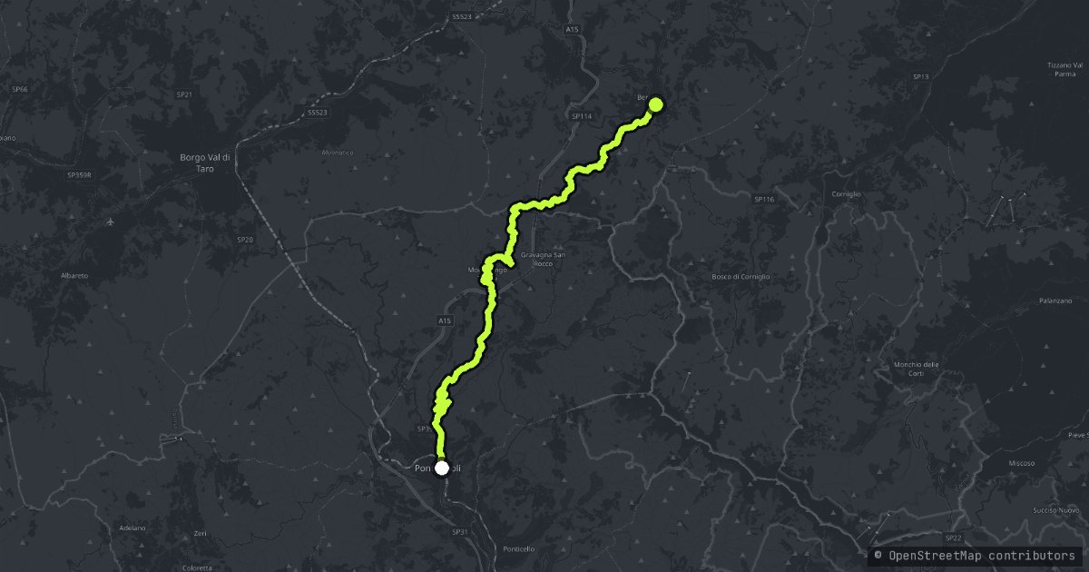Passo della Cisa map