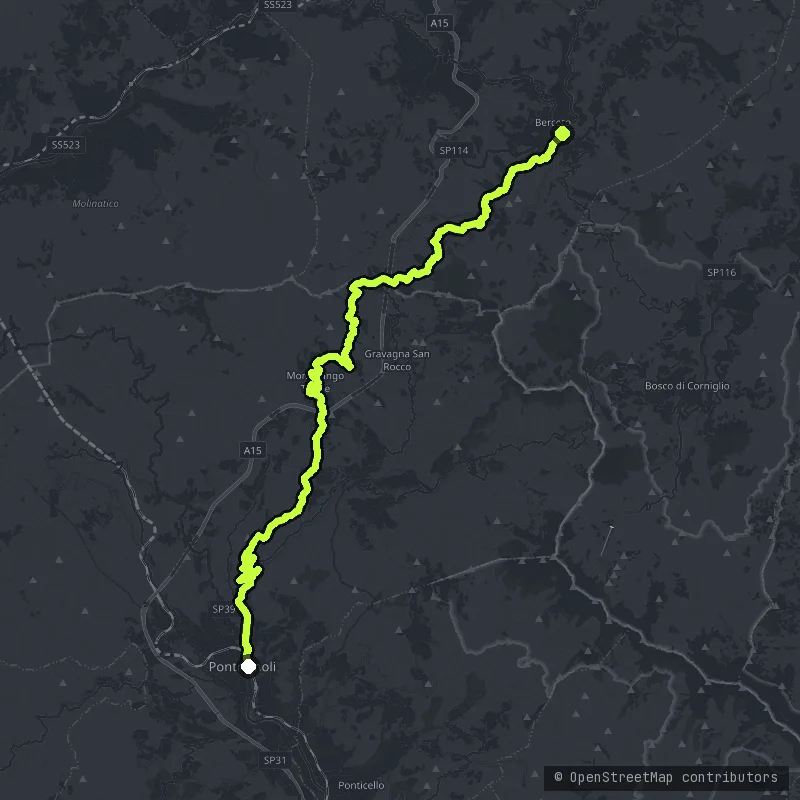 Passo della Cisa map