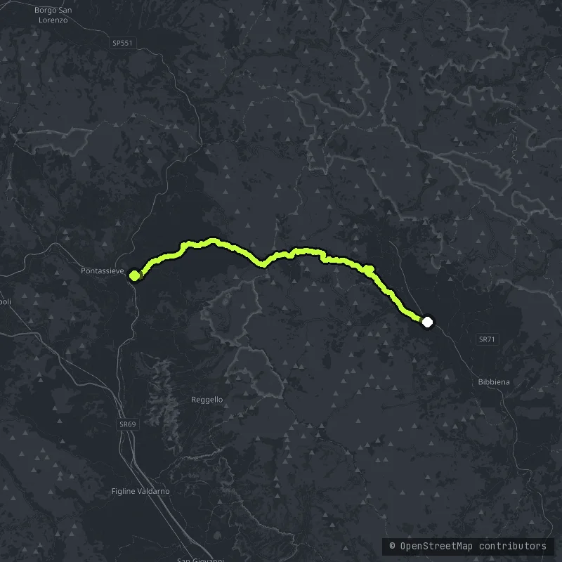 Passo della Consuma map