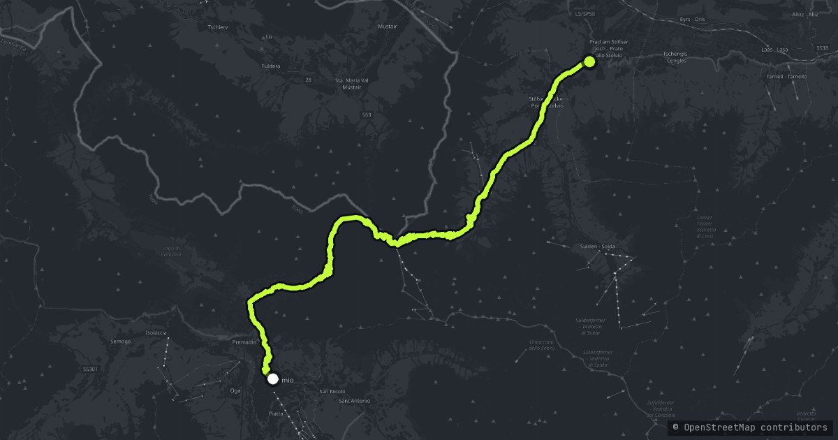 Passo dello Stelvio map