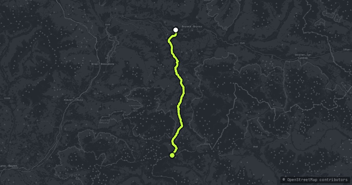 Passo di Campolongo & Sella Ronda map