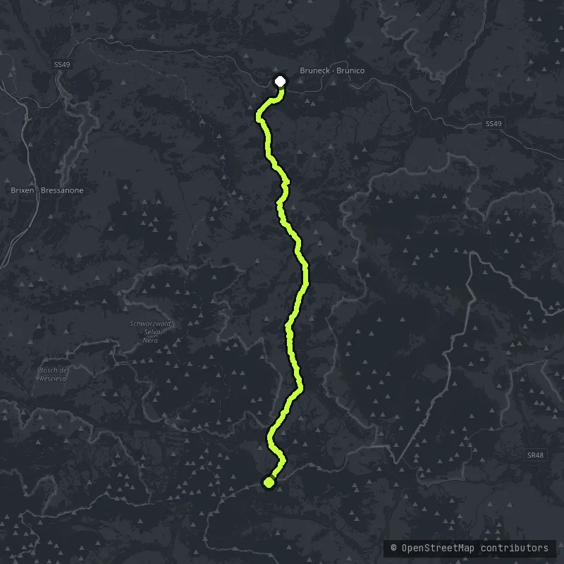 Passo di Campolongo & Sella Ronda map