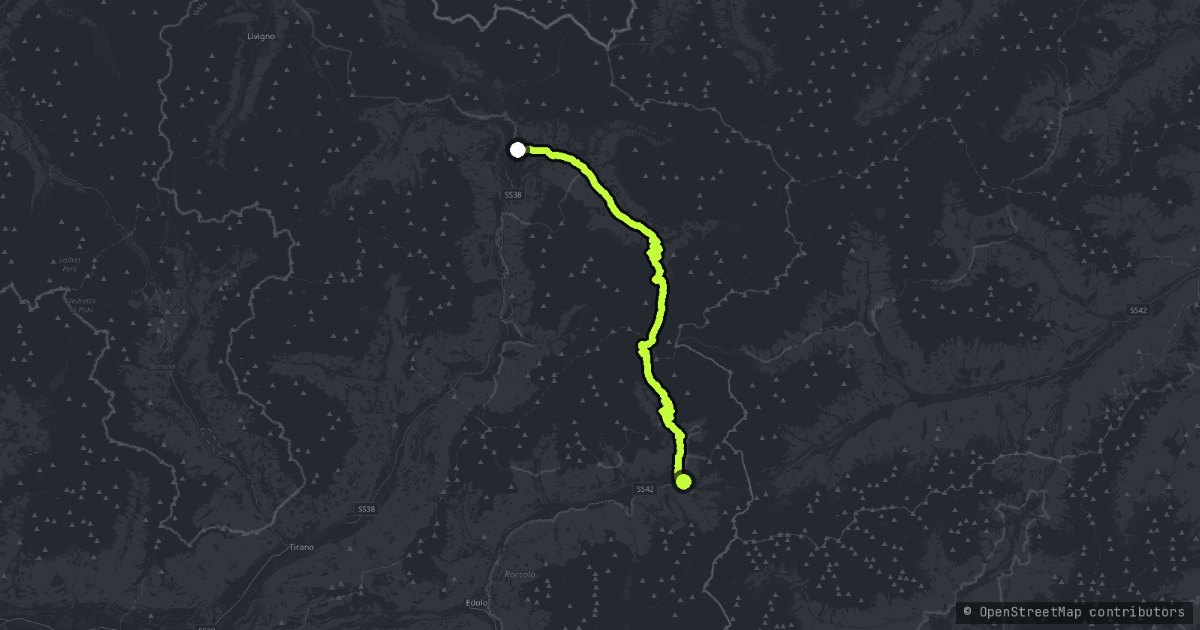 Passo di Gavia map