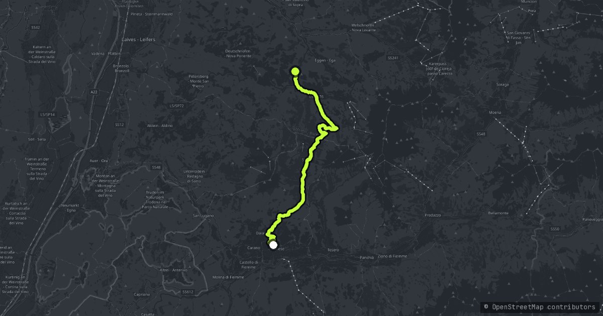 Passo di Lavazè map