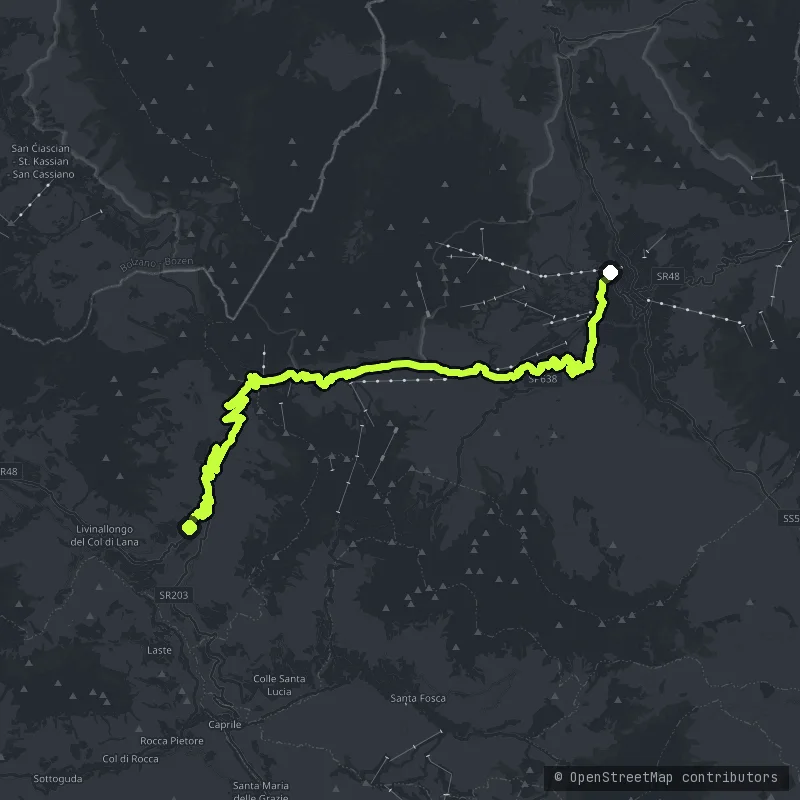 Passo Falzarego map