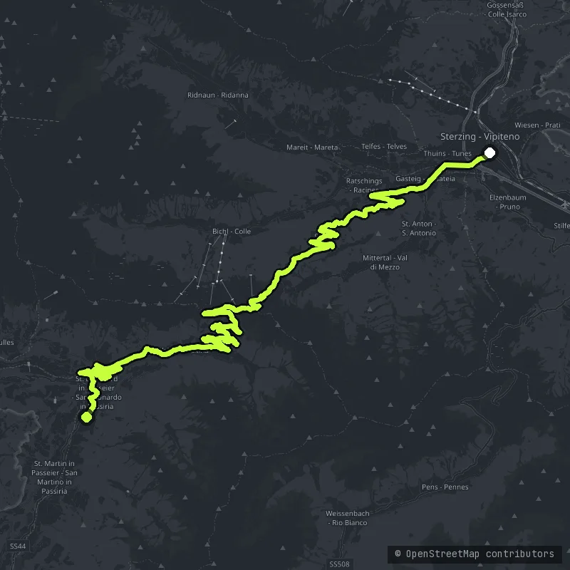 Passo Giovo map