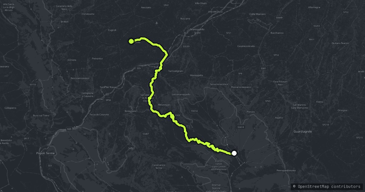 Passo Lanciano and the Blockhaus map
