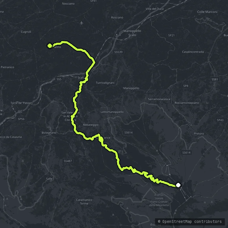 Passo Lanciano and the Blockhaus map