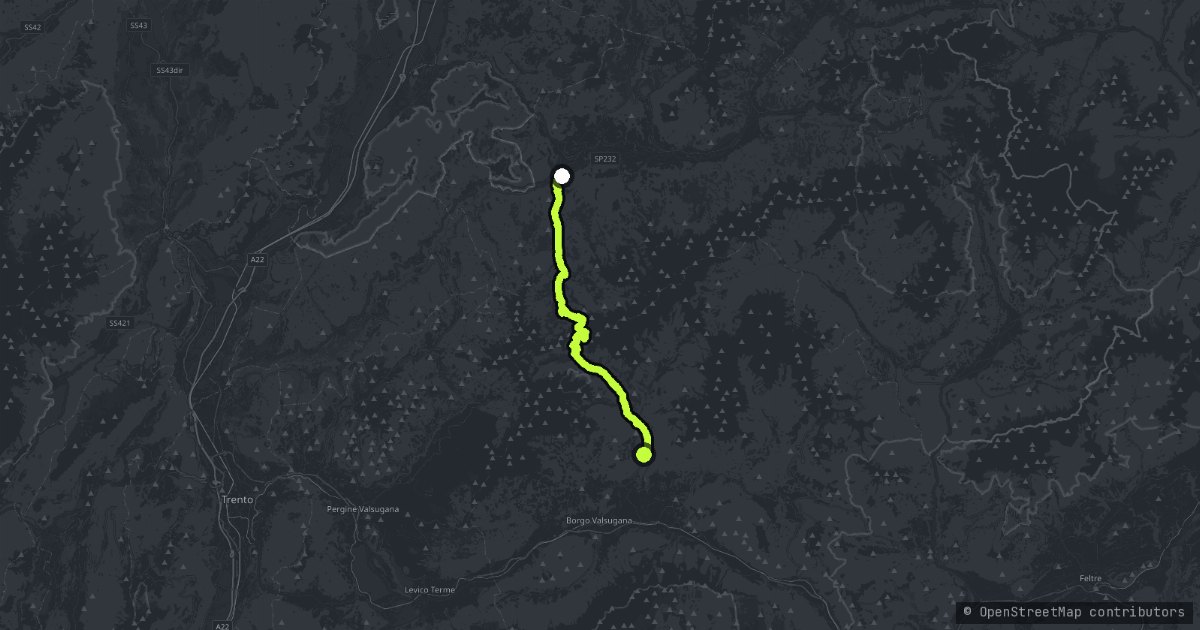 Passo Manghen map