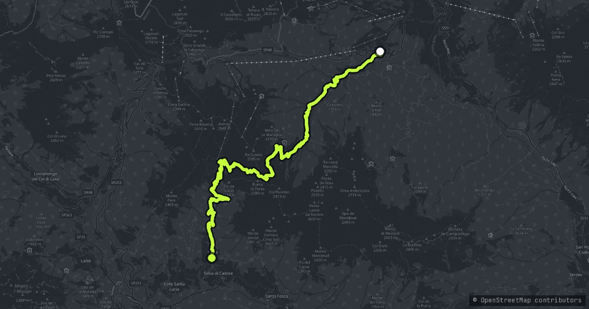 Passo Pordoi map