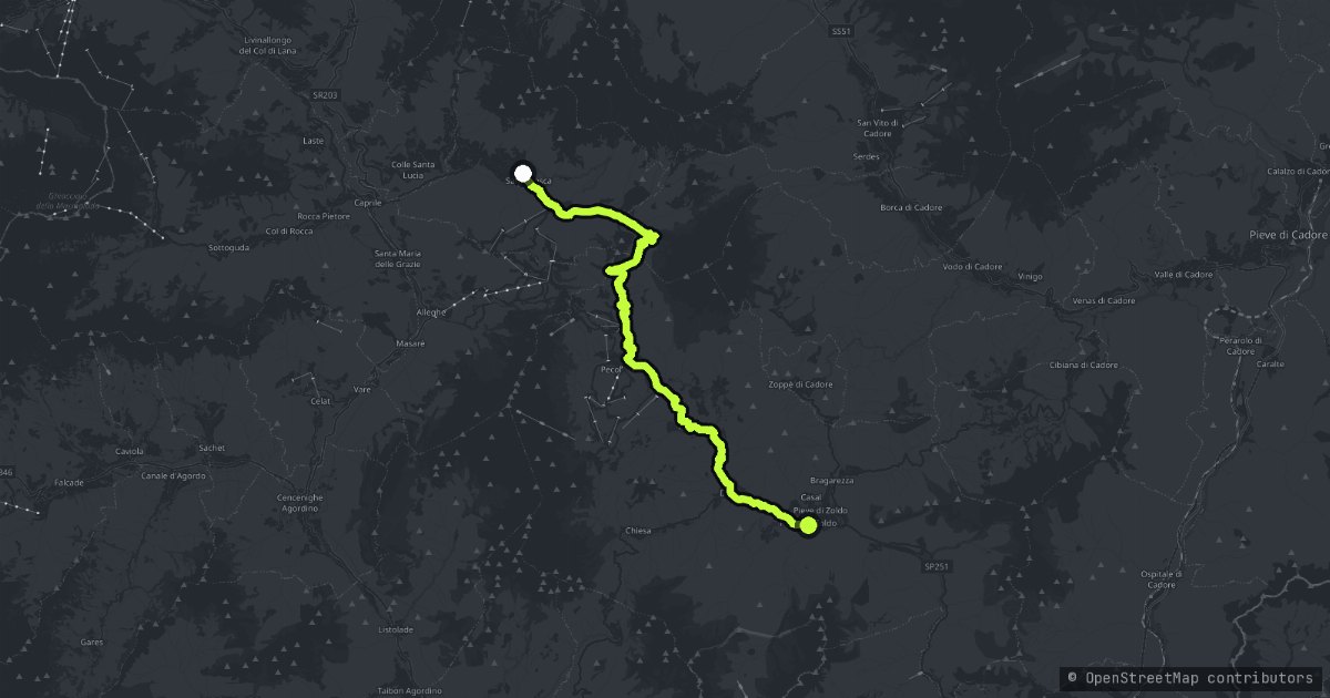 Passo Staulanza map