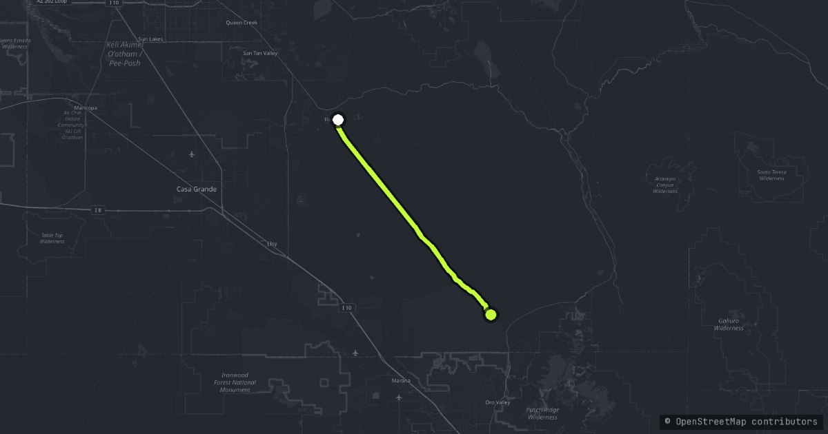 Pinal Pioneer Parkway map