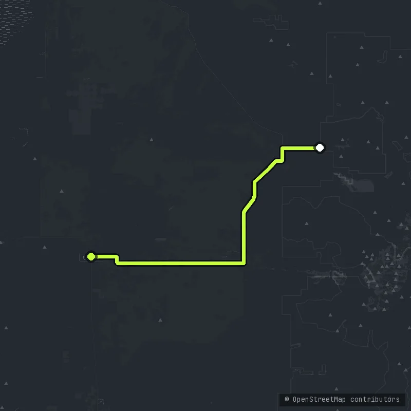 Pinery Canyon Road - Chiricahua Mountains map