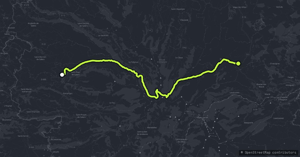 Puy Mary and the Cantal map