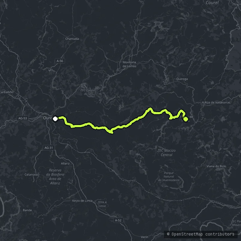 Ribeira Sacra map