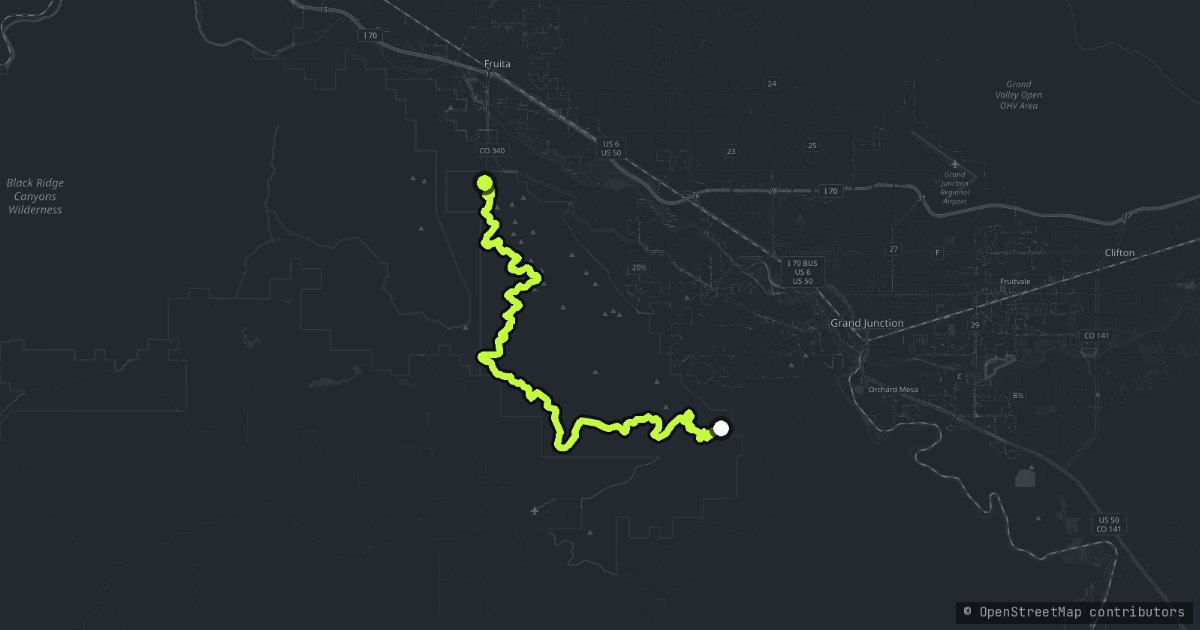 Rim Rock Drive map