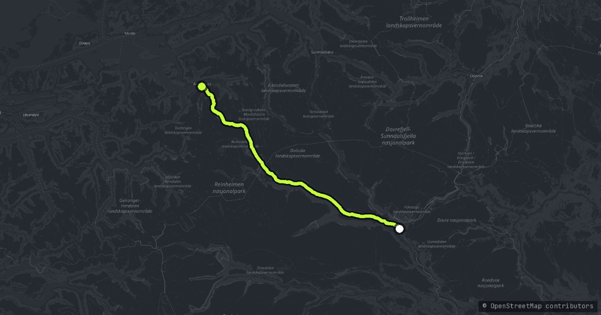 Romsdalen map