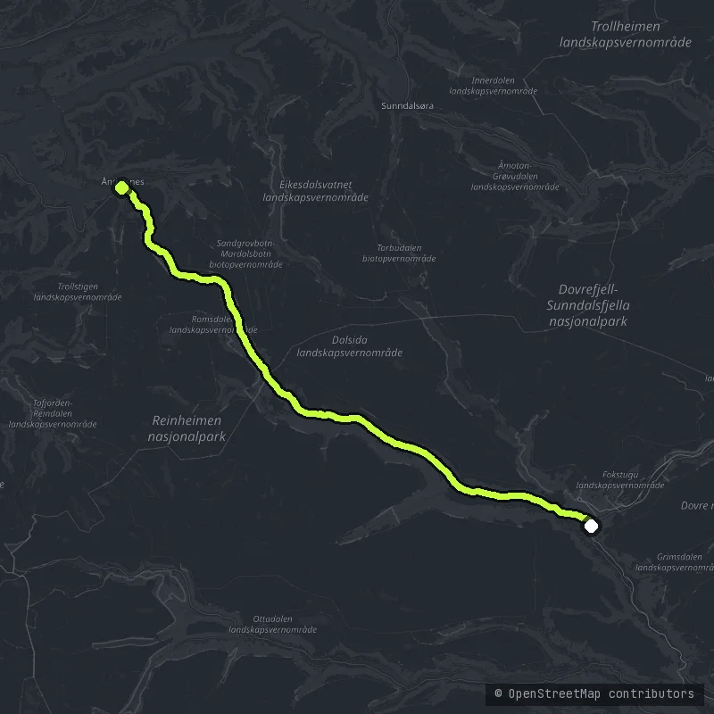Romsdalen map