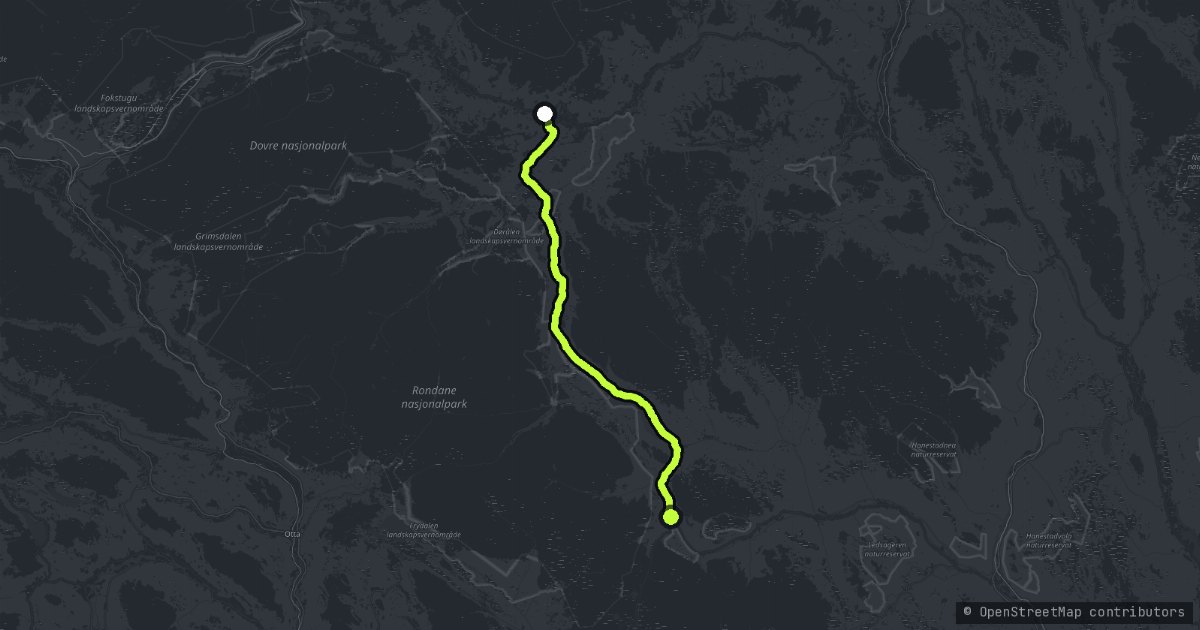 Rondane map