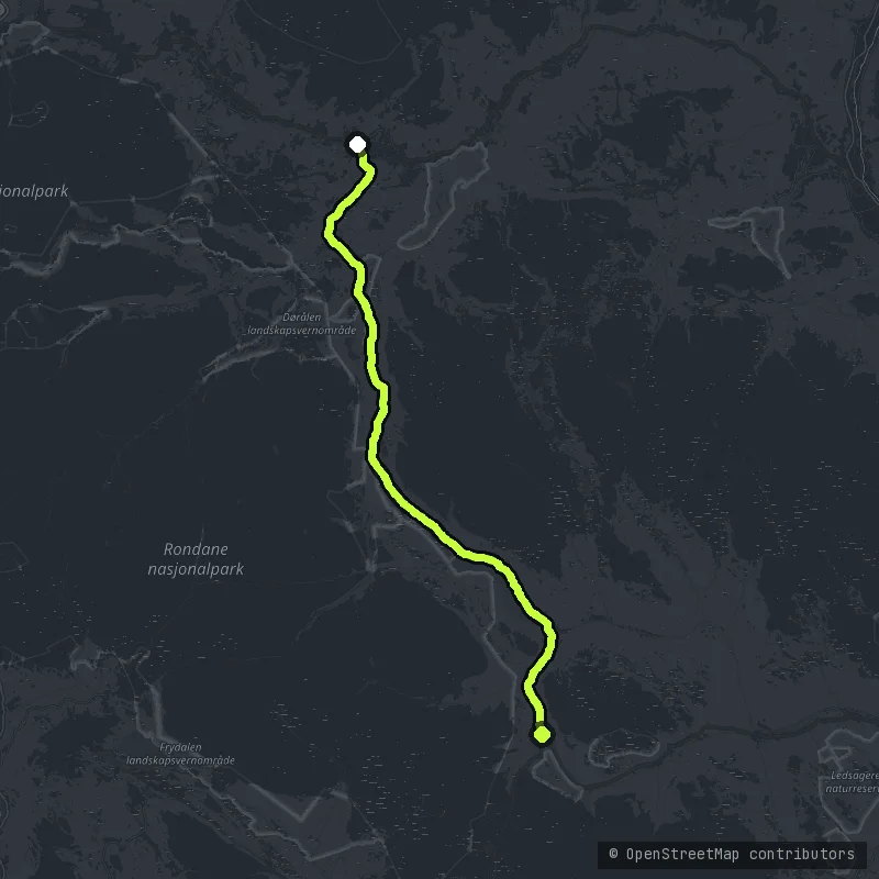 Rondane map