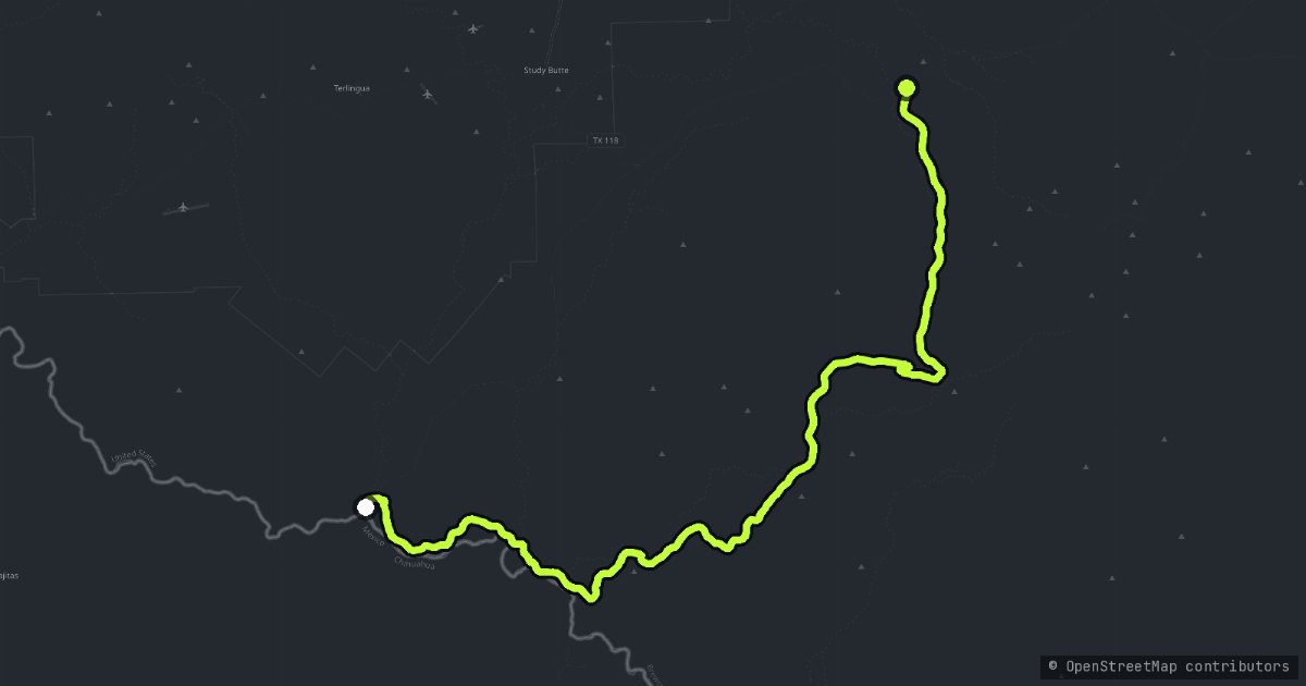 Ross Maxwell Scenic Drive map